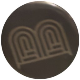 Lettre B en lignes sur noir