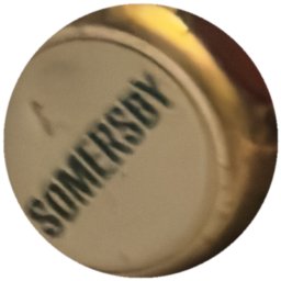 Somersby (crème, texte gris)