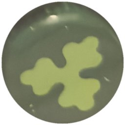 Trèfle vert clair sur vert