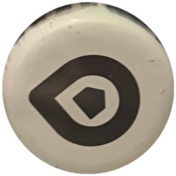 Repère goutte noir sur blanc