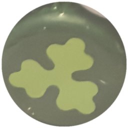 Trèfle vert clair sur vert