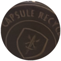 Pensez à trier, capsule recyclable (écusson)